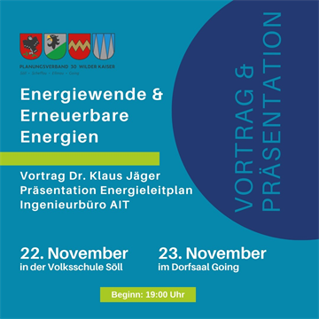 Präsentation Energieleitplan und Vortrag Dr. Klaus Jäger